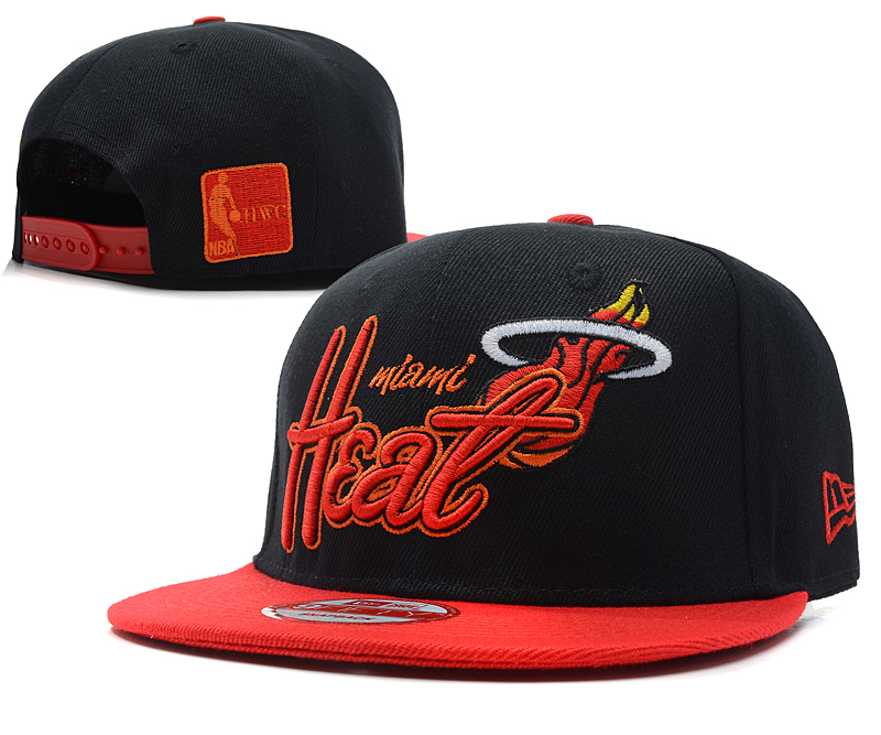 NBA Miami Heat NE Snapback Hat #154
